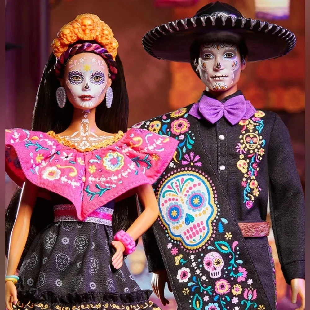 Barbie Dia De Los Muertos 2021 Doll NRFB Mattel Day Of The Dead Collector - Picture 6 of 9